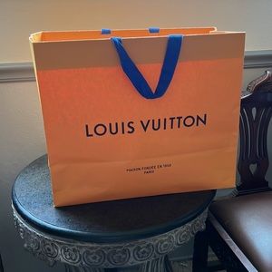 Louis Vuitton, shopping bag, large Louis Vuitton paper bag